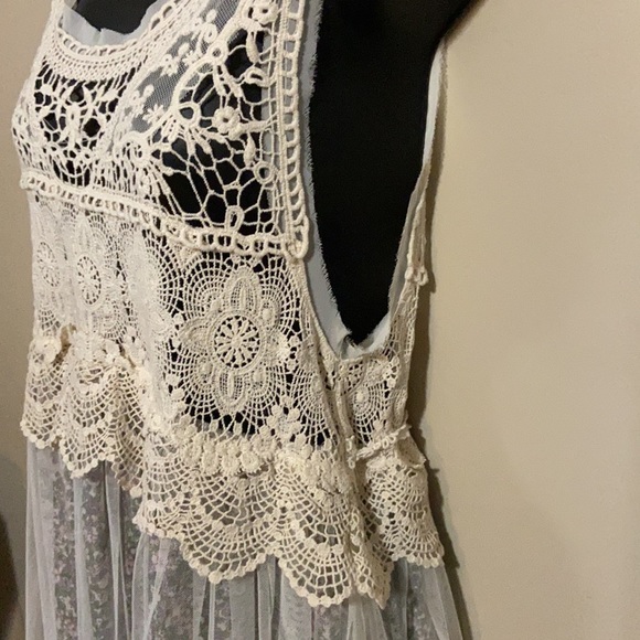 NWT Pinkyotto Crochet and Netting Dress - Picture 5 of 13